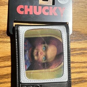 Chucky Black and White TV Wallet
